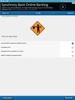 Rhode Island Driving Test android App screenshot 4